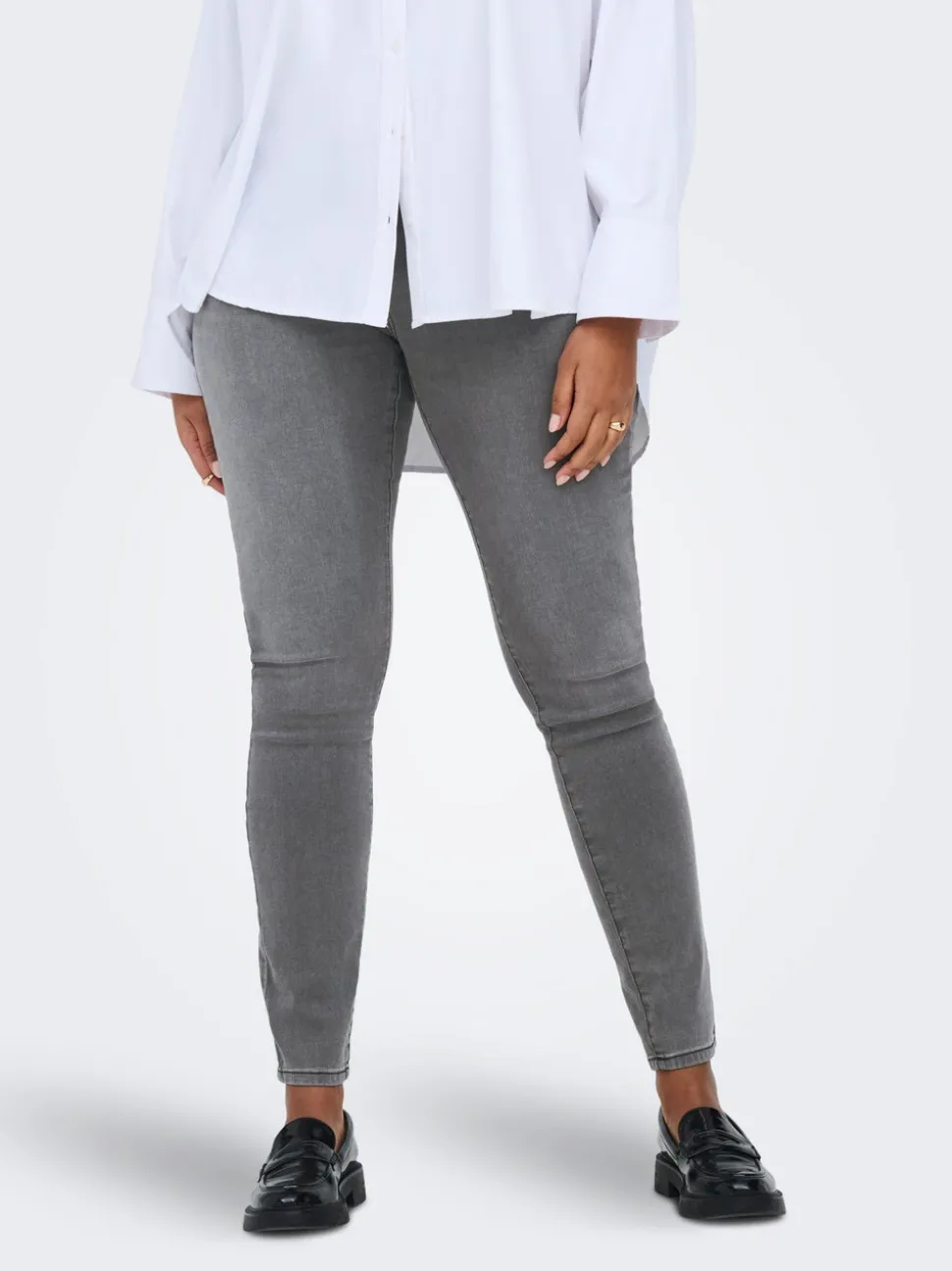 CARALLY Medelhög midja Skinny Fit Jeans