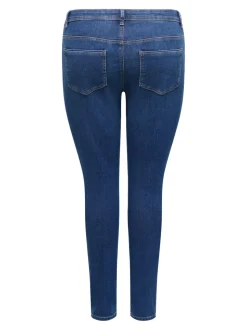 CARALLY Medelhög midja Skinny Fit Jeans