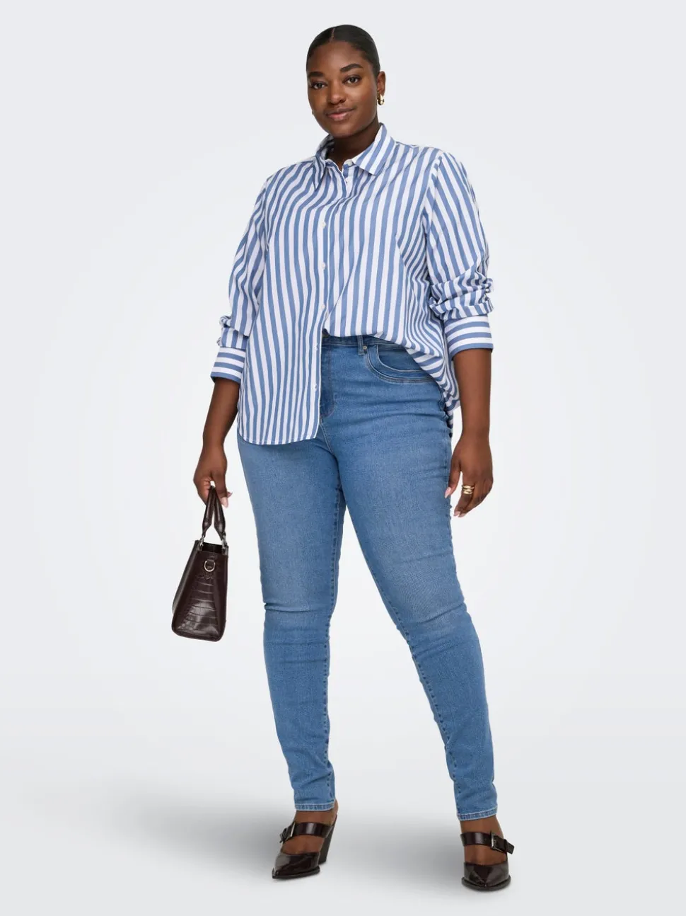 CARANE Medelhög midja Skinny Fit Jeans