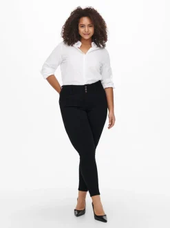 CARANNA Hög midja Skinny Fit Ankellängd Jeans