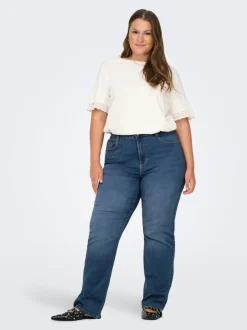 -CARAUGUSTA Hög midja Rak passform Jeans