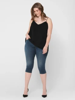 CARAUGUSTA Hög midja Skinny Fit Denimshorts
