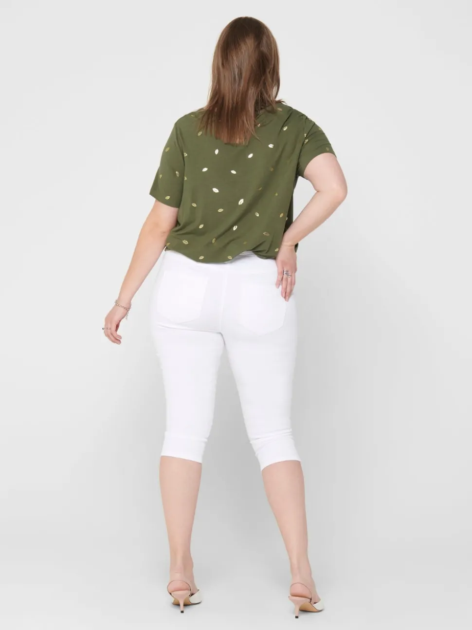 CARAUGUSTA Hög midja Skinny Fit Denimshorts