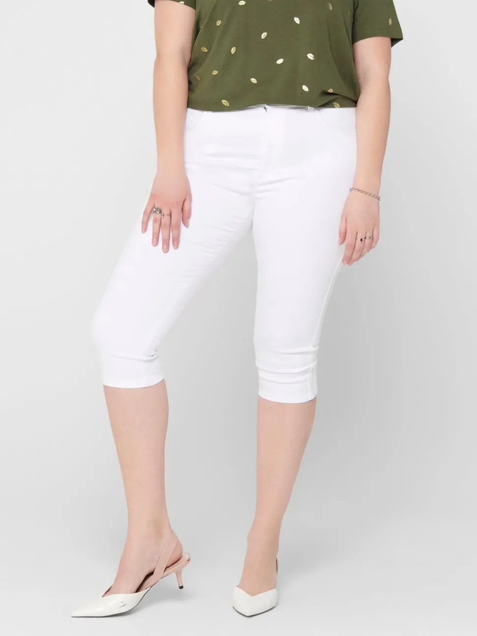CARAUGUSTA Hög midja Skinny Fit Denimshorts