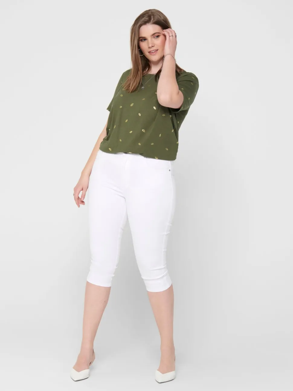 CARAUGUSTA Hög midja Skinny Fit Denimshorts