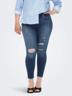 CARBOBBI Skinny Fit Ankellängd Jeans