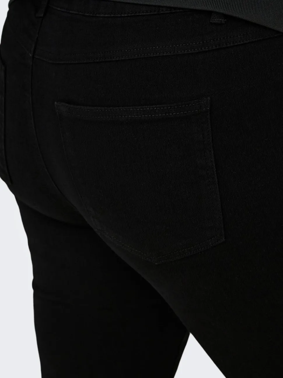 CARCRUZ Högmidjade Capri Jeans