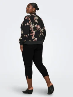 CARCRUZ Högmidjade Capri Jeans