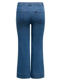 CARCYPRESS Hög midja Utsvängd passform Ankellängd Jeans