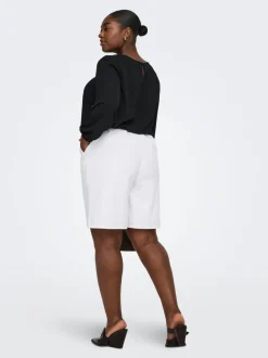 CARDAVINA-SOFT Medelhög midja Lös passform Bermudashorts