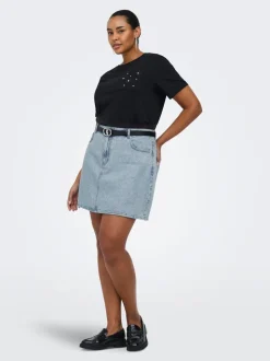 CAREDEN Denim Jeanskjol Kort kjol