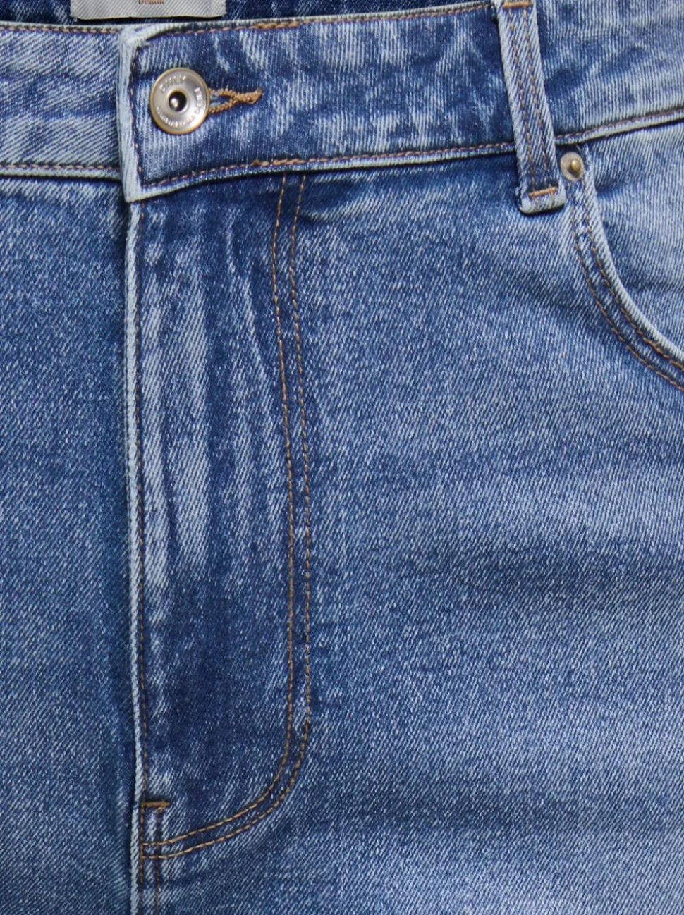 CAREMILY Hög midja Rak passform Ankellängd Jeans