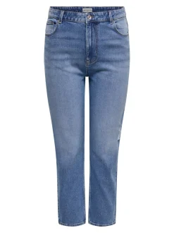 CAREMILY Hög midja Rak passform Ankellängd Jeans