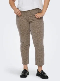CAREMILY Hög midja Rak passform Ankellängd Jeans