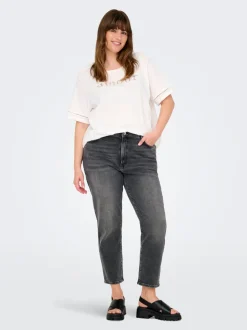 CAREMILY Hög midja Rak passform Jeans