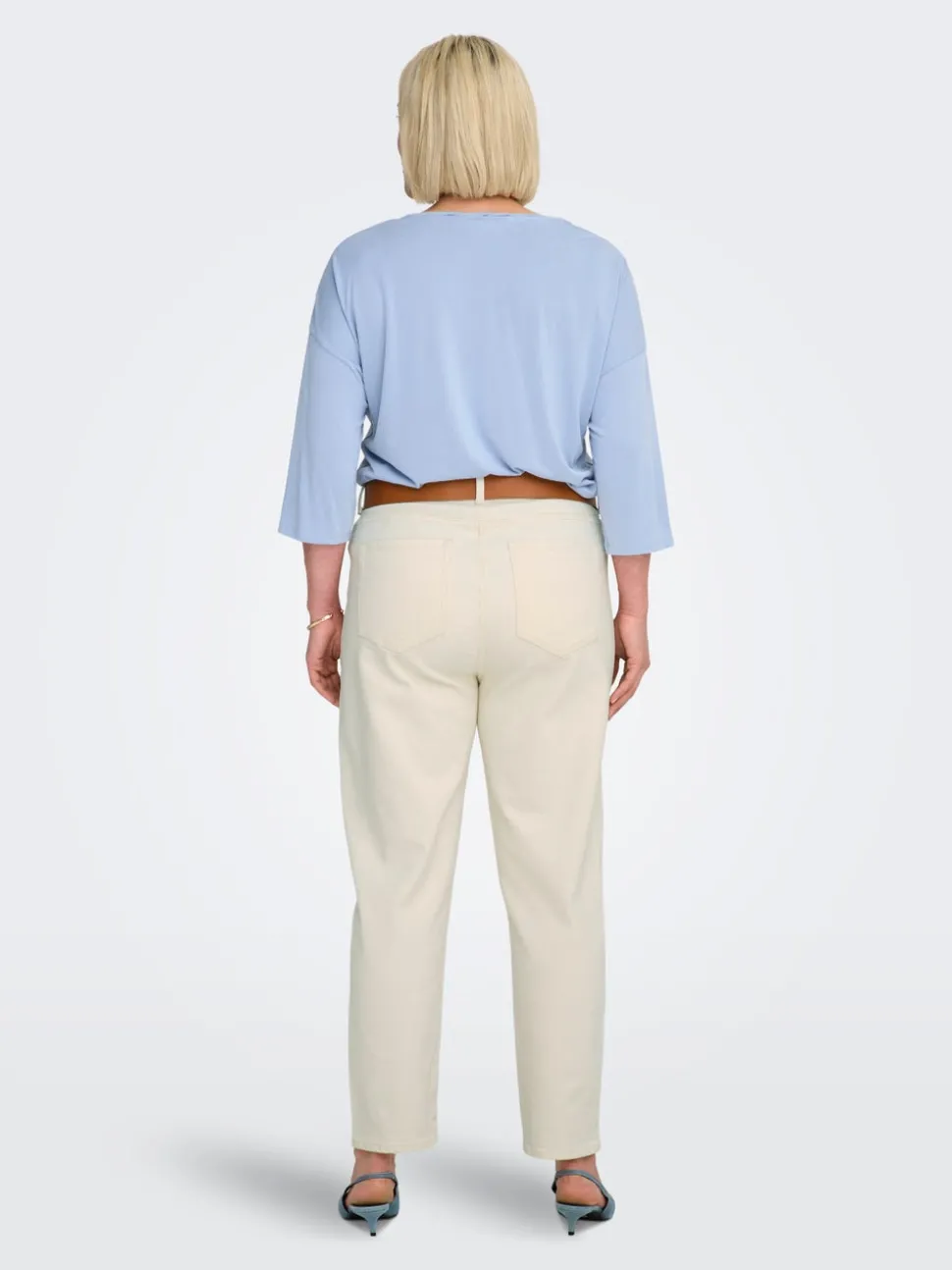 CAREMILY Hög midja Rak passform Jeans
