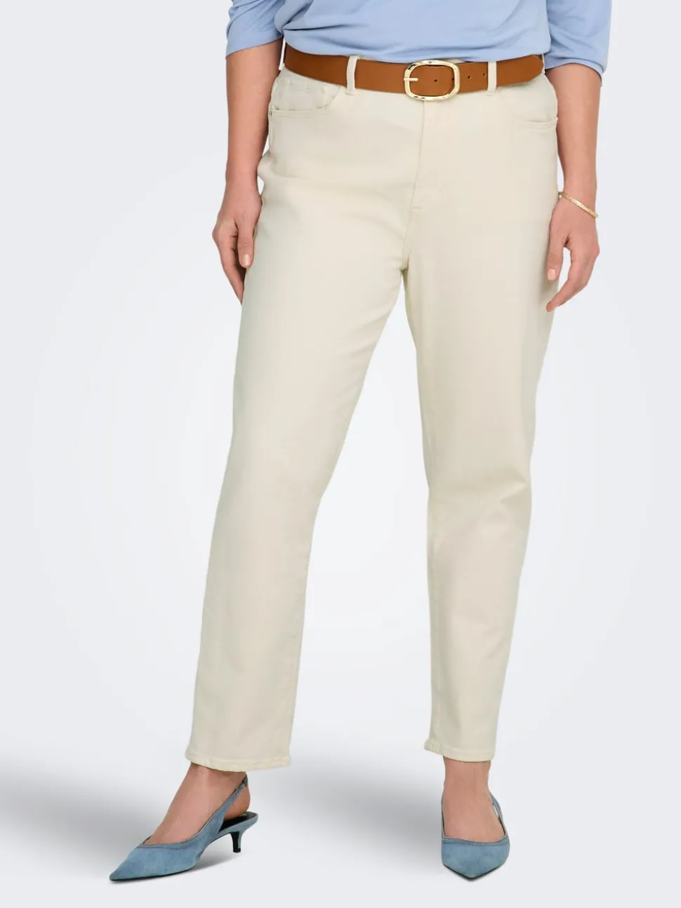 CAREMILY Hög midja Rak passform Jeans