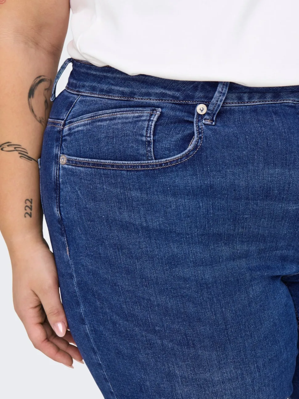 CAREMMY Hög midja Vida ben Jeans
