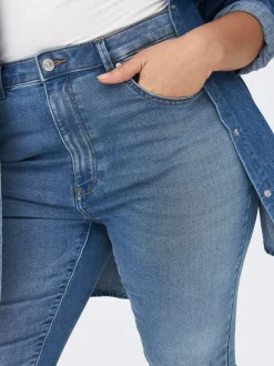 CARFOREVER Hög midja Skinny Fit Jeans