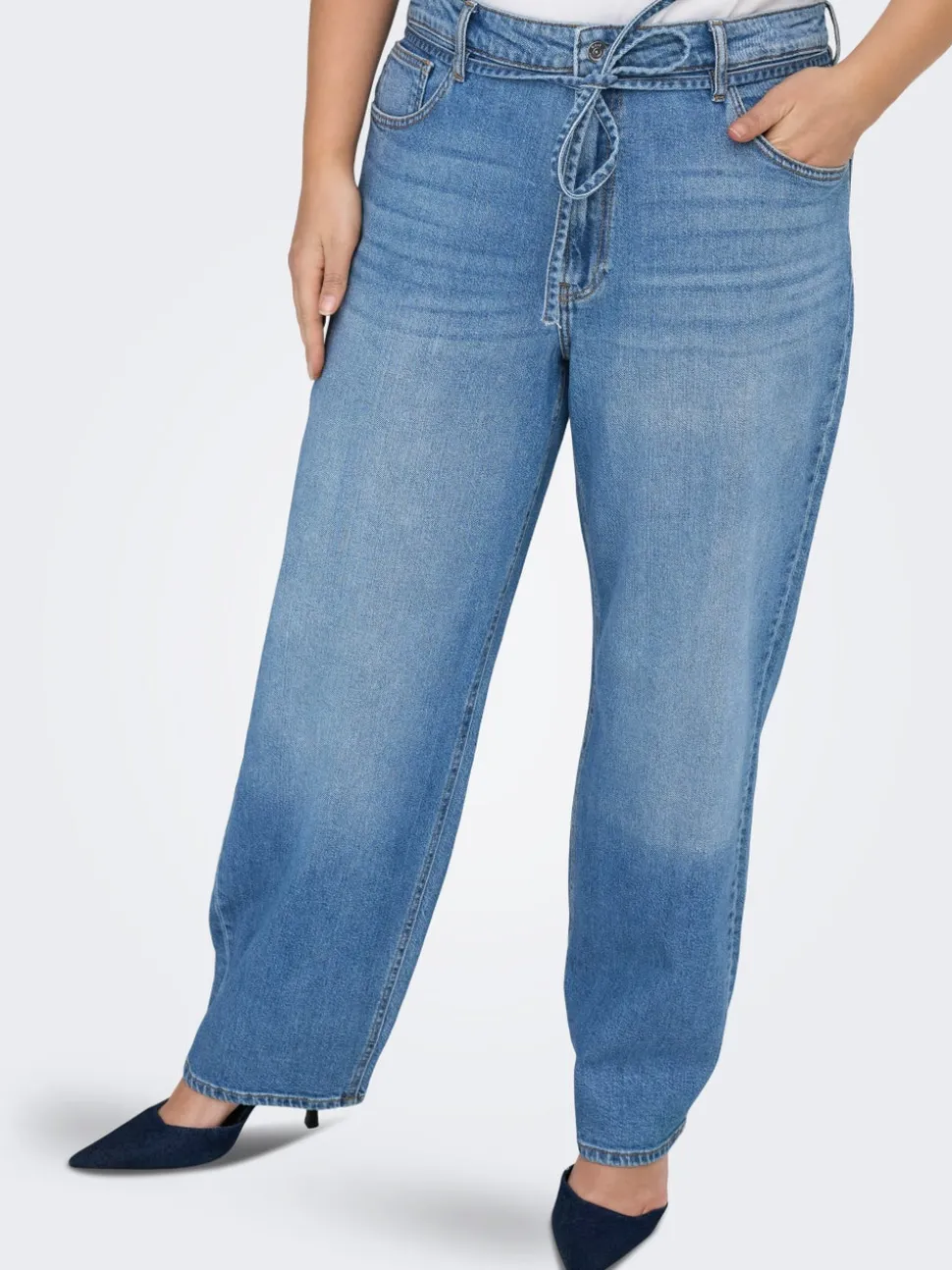 CARGIANNA Medelhög midja Balloon Fit Jeans