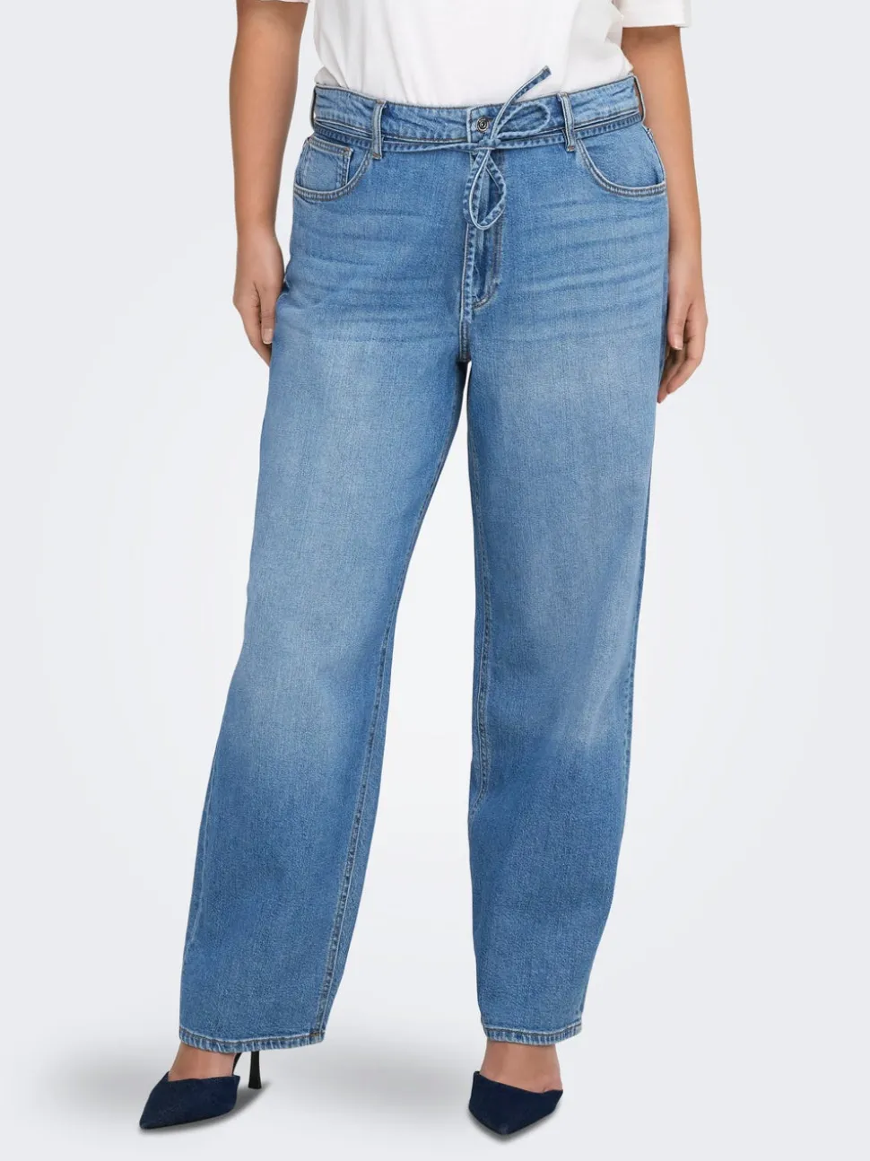 CARGIANNA Medelhög midja Balloon Fit Jeans