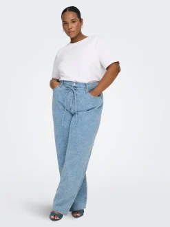 CARGIANNA Medelhög midja Rak passform Jeans
