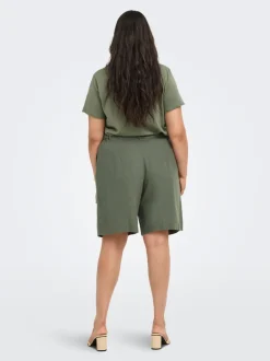 CARGOA Lös passform Linne Skräddarsydda shorts