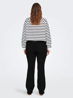 CARHELLA Medelhög midja Utsvängd retropassform Jeans