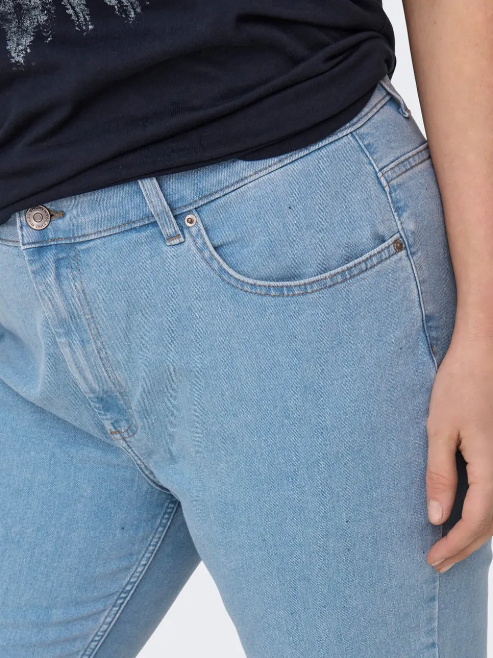-CARHUSH Medelhög midja Skinny Fit Ankellängd Jeans