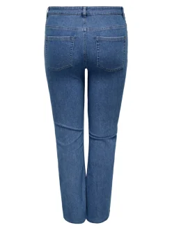 CARHUSH Medelhög midja Utsvängd passform Jeans