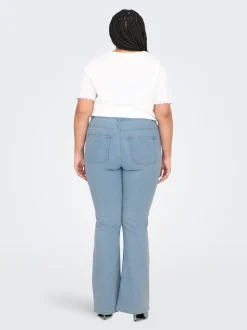 CARHUSH Medelhög midja Utsvängd passform Jeans