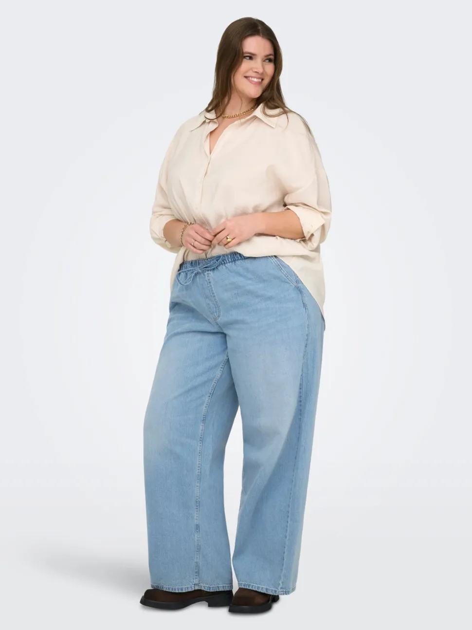 CARJAY Hög midja Vida ben Jeans