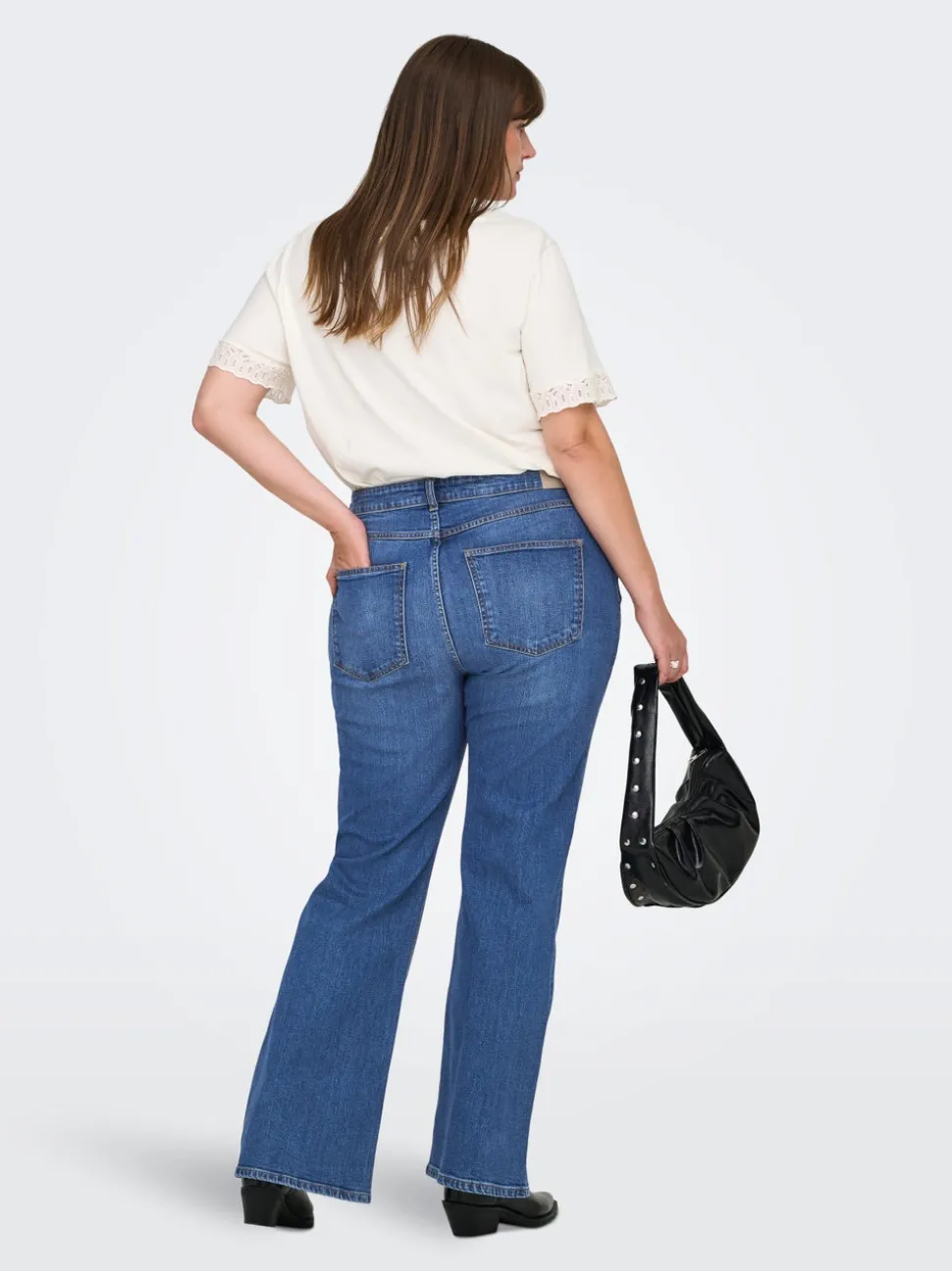 CARJUICY Hög midja Utsvängd passform Jeans