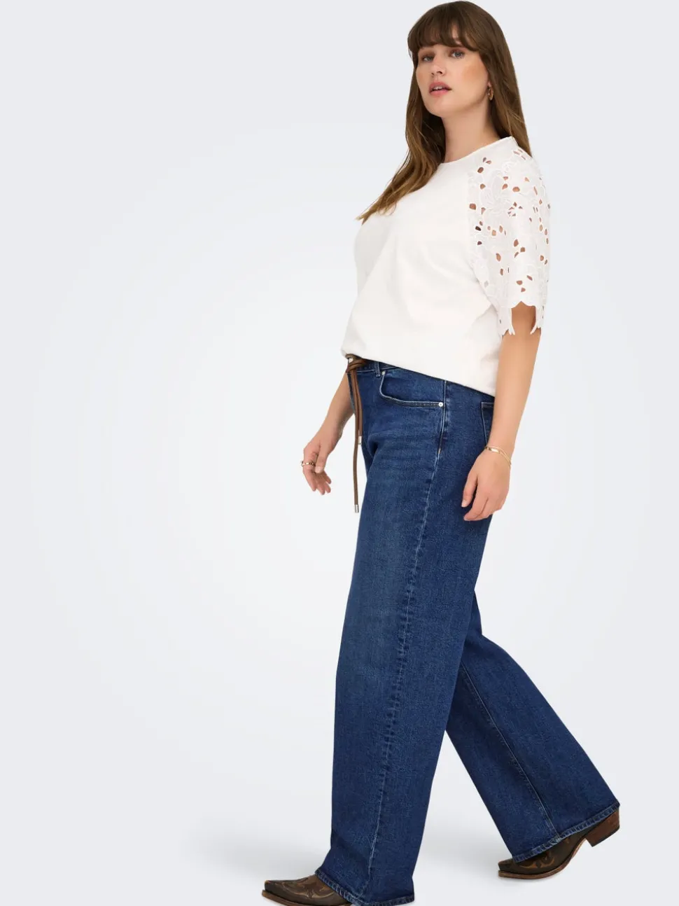 CARJUICY Hög midja Vida ben Jeans