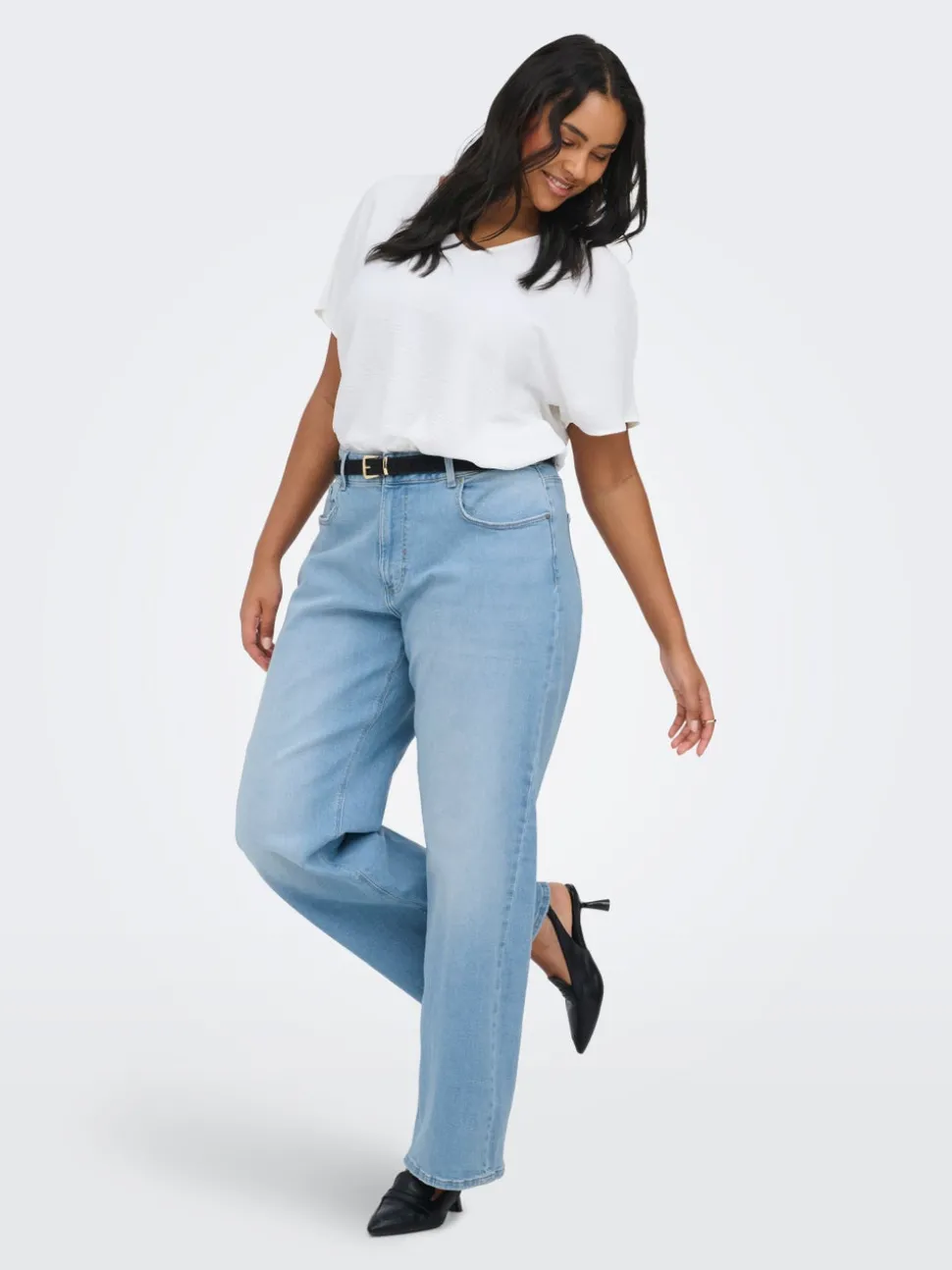 CARJUICY Hög midja Vida ben Jeans