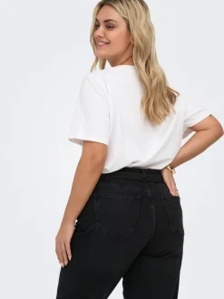 CARJULLES Medelhög midja Vida ben Jeans