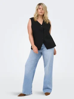 CARJULLES Medelhög midja Vida ben Jeans