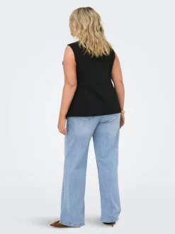 CARJULLES Medelhög midja Vida ben Jeans