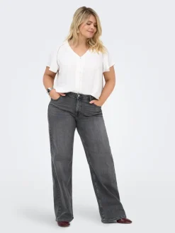 CARJULLES Medelhög midja Vida ben Jeans