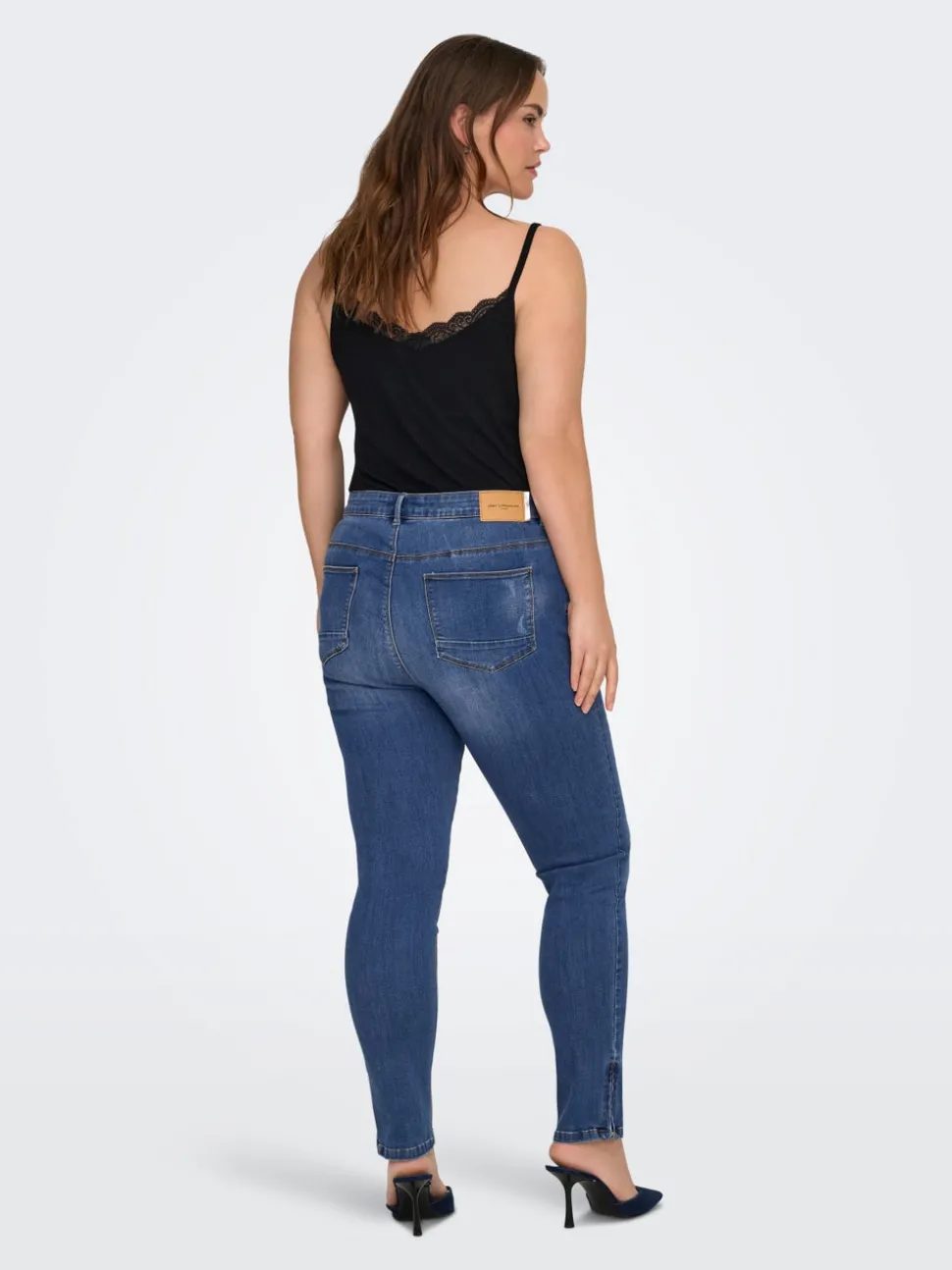 CARKARLA Normal midja Skinny Fit Ankellängd Jeans