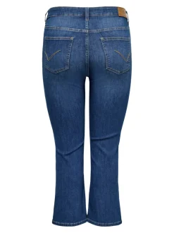 CARKENYA Medelhög midja Utsvängd passform Ankellängd Jeans