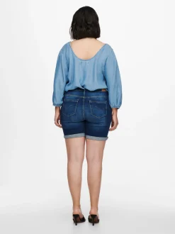 CARLAOLA Hög midja Skinny Fit Denimshorts