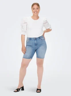 CARLAOLA Skinny Fit Denimshorts