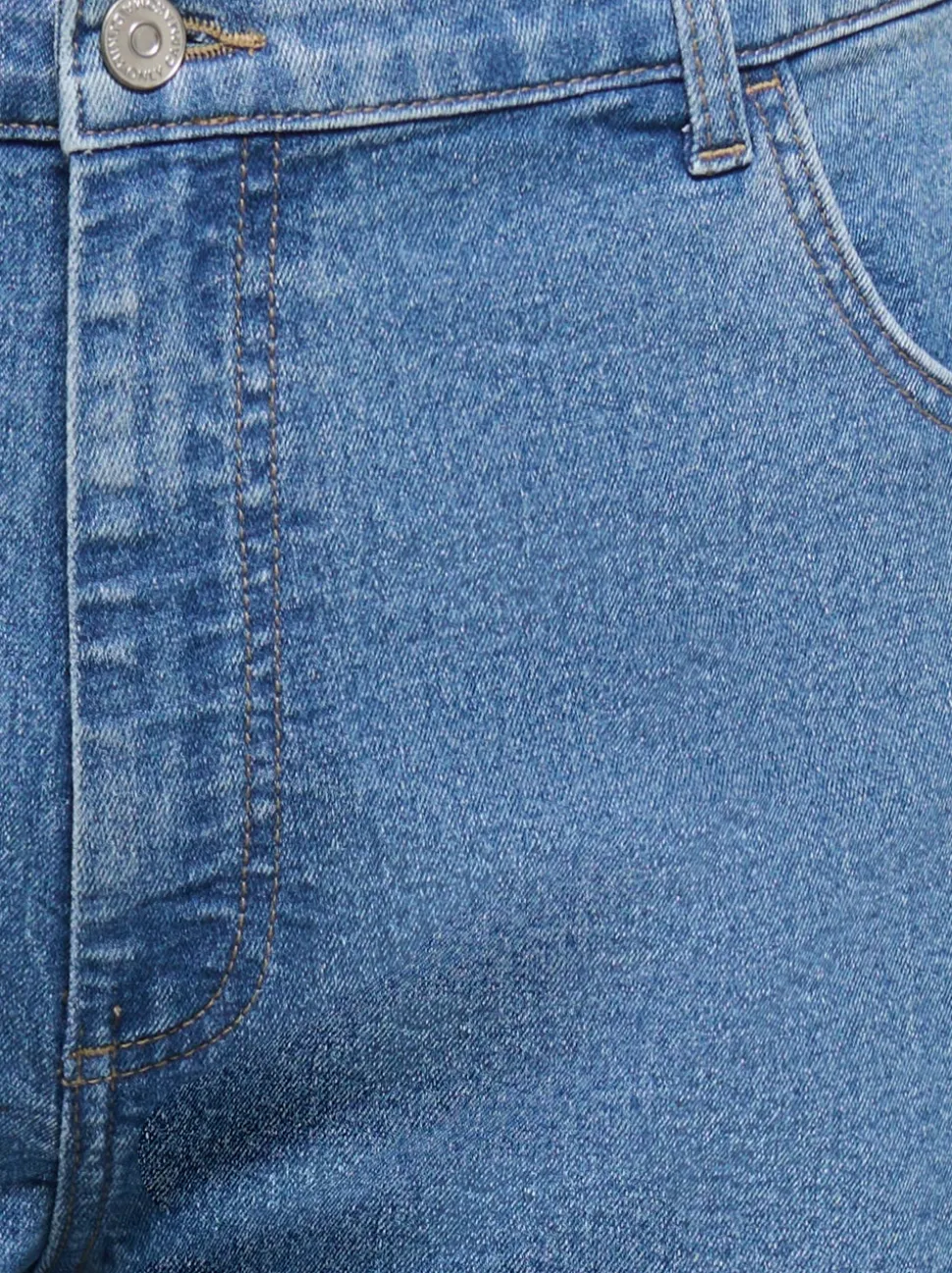 CARLAURA Hög midja denim shorts