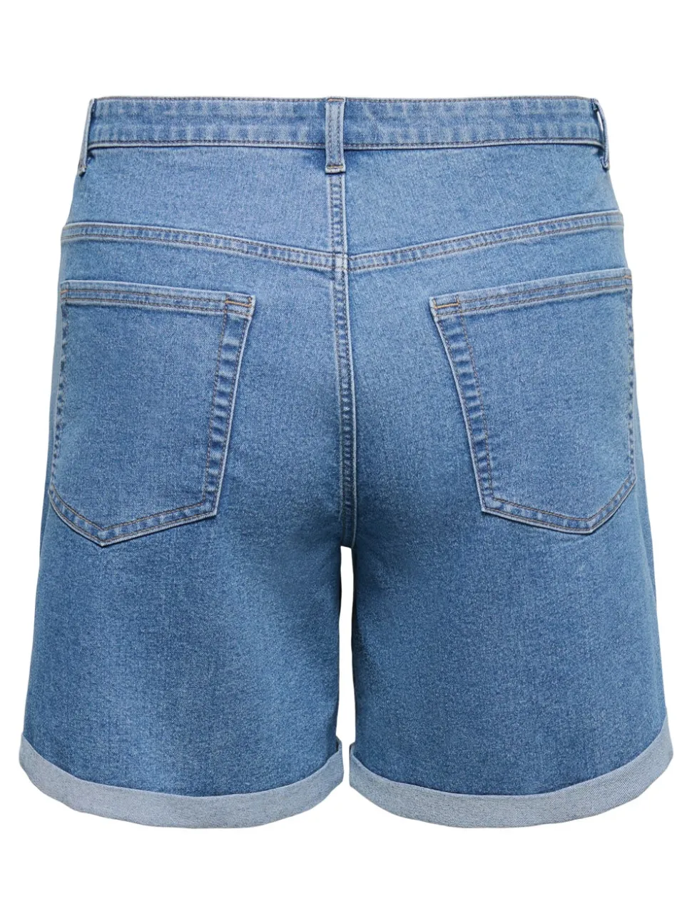 CARLAURA Hög midja denim shorts