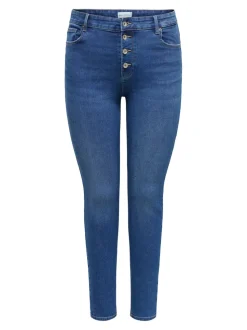 CARLOLA Medelhög midja Skinny Fit Jeans