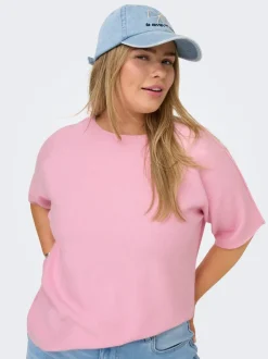 CARMARGARETA Kortärmad stickad topp