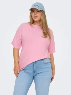 CARMARGARETA Kortärmad stickad topp