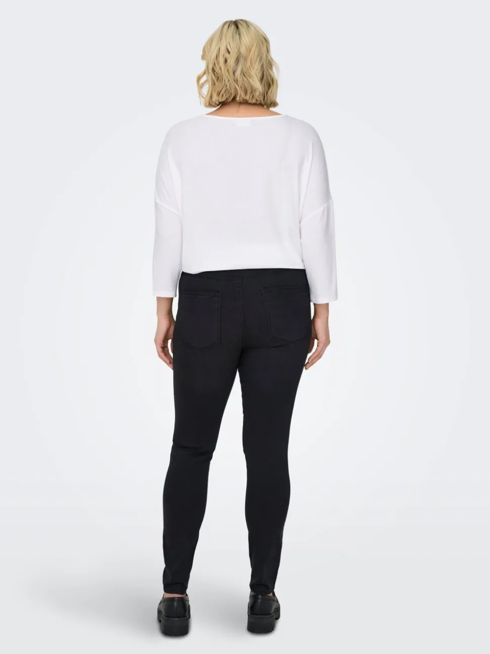 CARMILA-IRIS Hög midja Skinny Fit Ankellängd Jeans