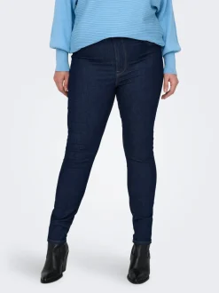 CARMILA-IRIS Hög midja Skinny Fit Ankellängd Jeans